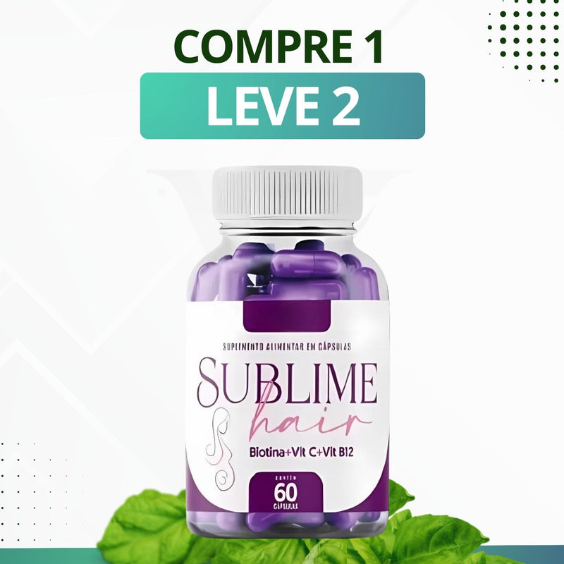 Sublime Hair - Suplemento Capilar - Promoção Exclusiva + Frete Grátis
