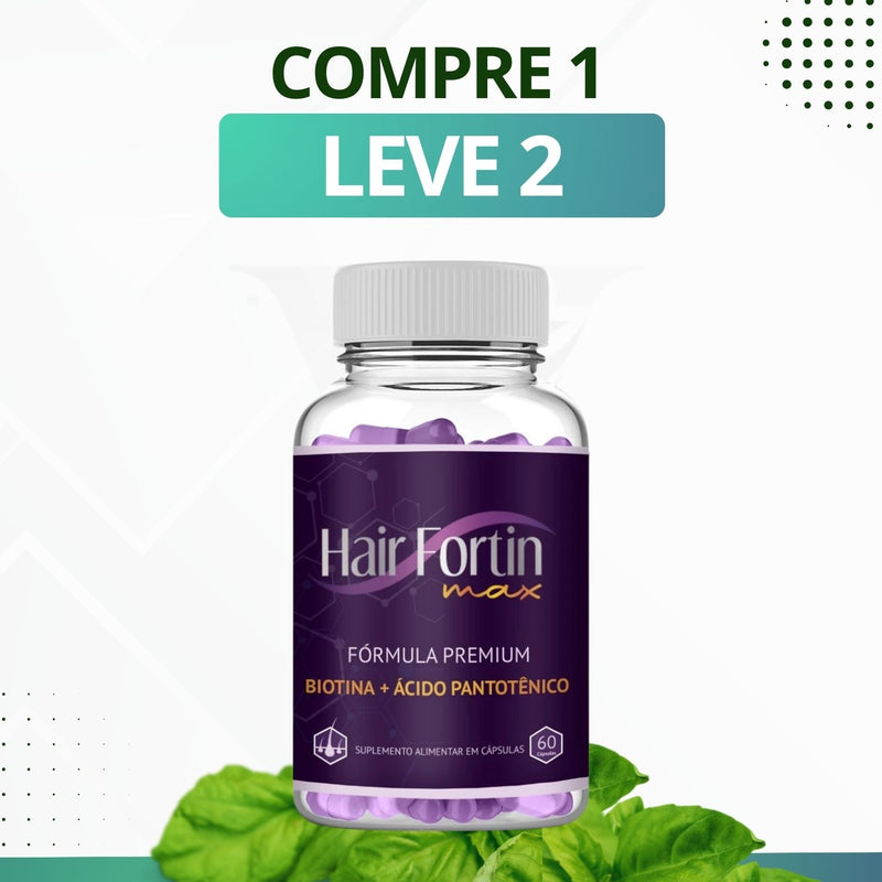Hair Fortin - Suplemento Natural - Promoção Exclusiva + Frete Grátis