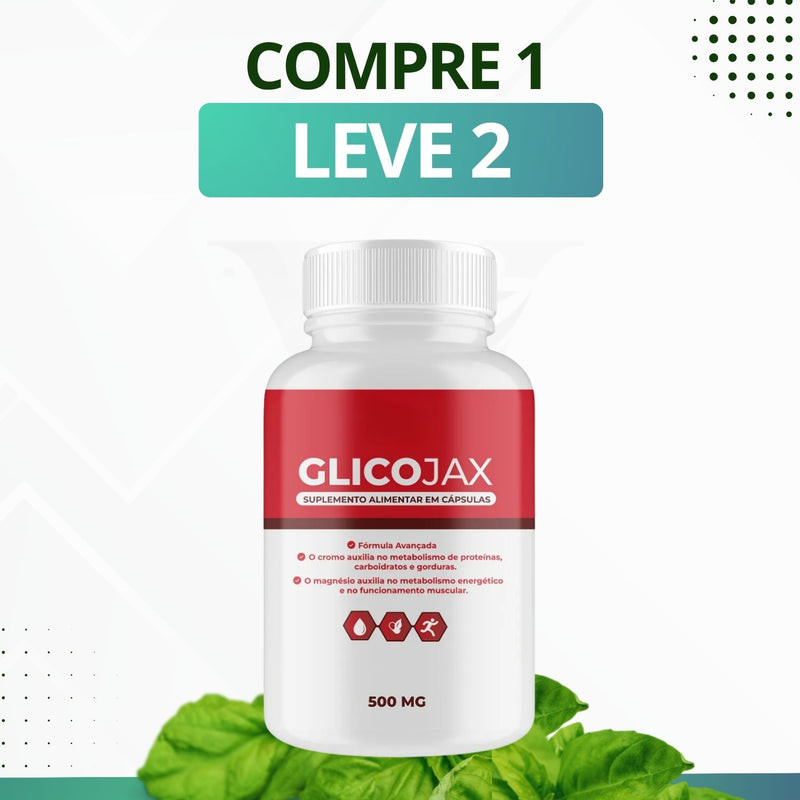 Glicojax - Suplemento Alimentar - Promoção Exclusiva + Frete Grátis