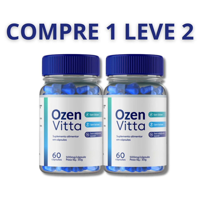 Ozen Vitta 60 Cápsulas - Sua Luta Contra a Balança Acabou + Frete Grátis