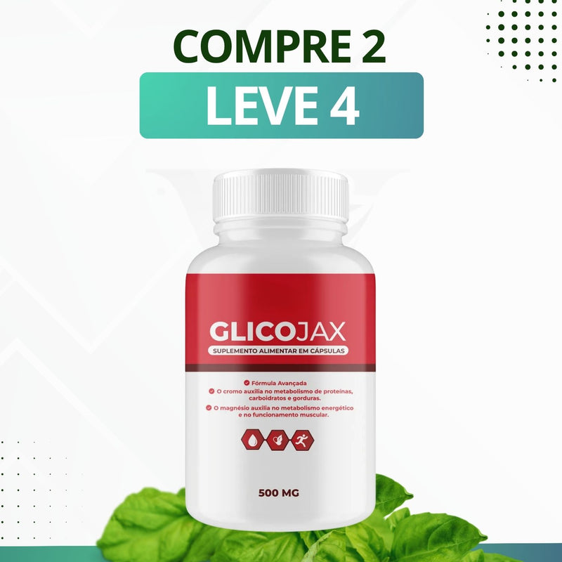 Glicojax - Suplemento Alimentar - Promoção Exclusiva + Frete Grátis