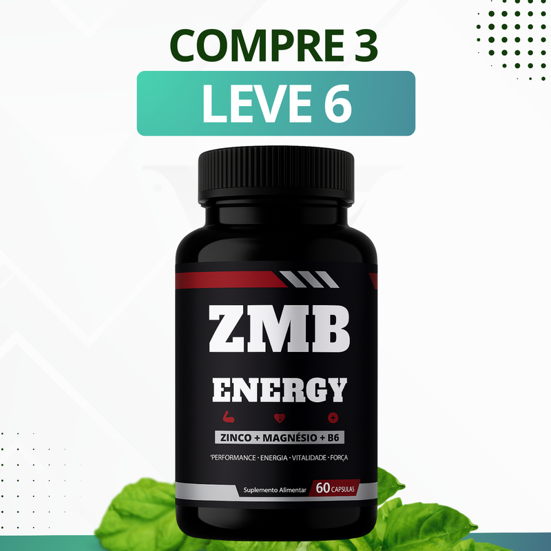ZMB ENERGY - Suplemento Natural -  Promoção Exclusiva + Frete Grátis