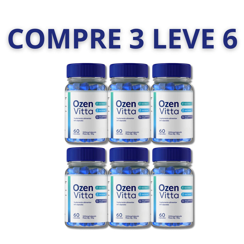 Ozen Vitta 60 Cápsulas - Sua Luta Contra a Balança Acabou + Frete Grátis