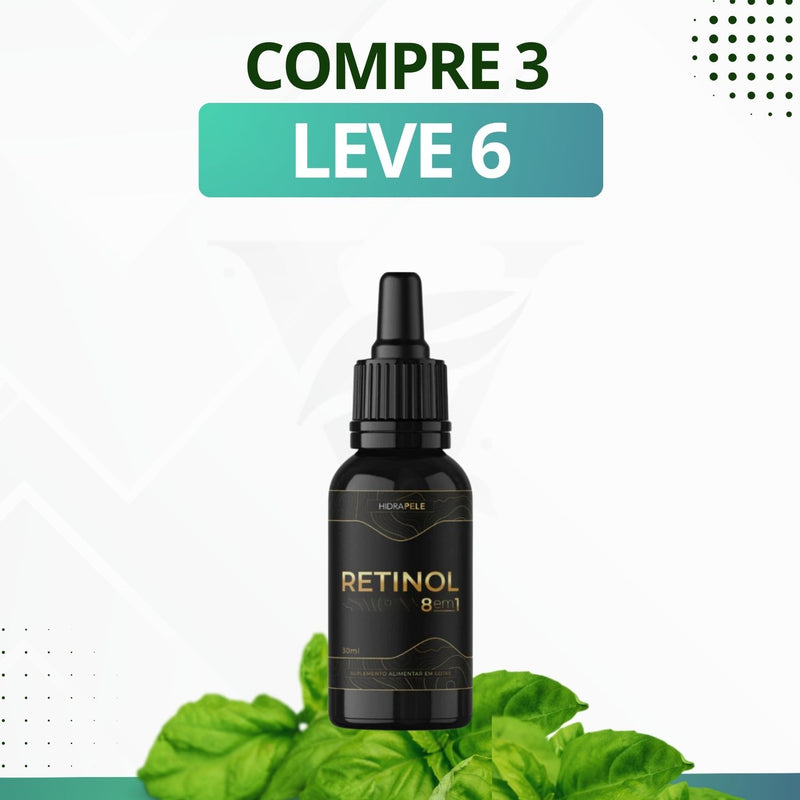 Retinol 8 em 1 - Suplemento Alimentar - Promoção Exclusiva + Frete grátis