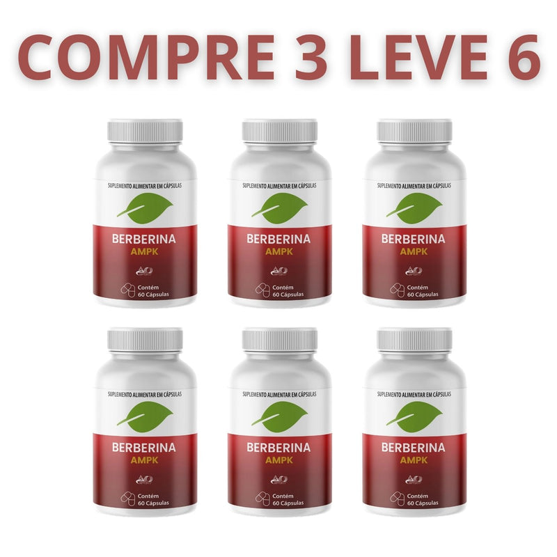 Berberina AMPK – Controlar a Glicose e Ativar o Metabolismo + Frete Grátis
