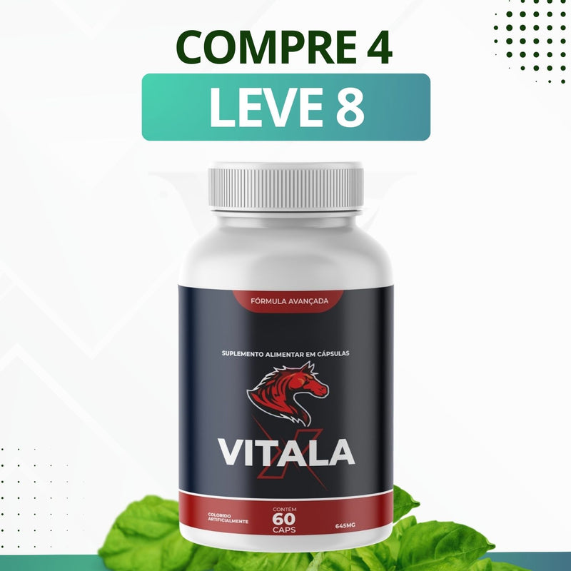 Vitala X - Suplemento Natural - Promoção Exclusiva+ Frete Grátis