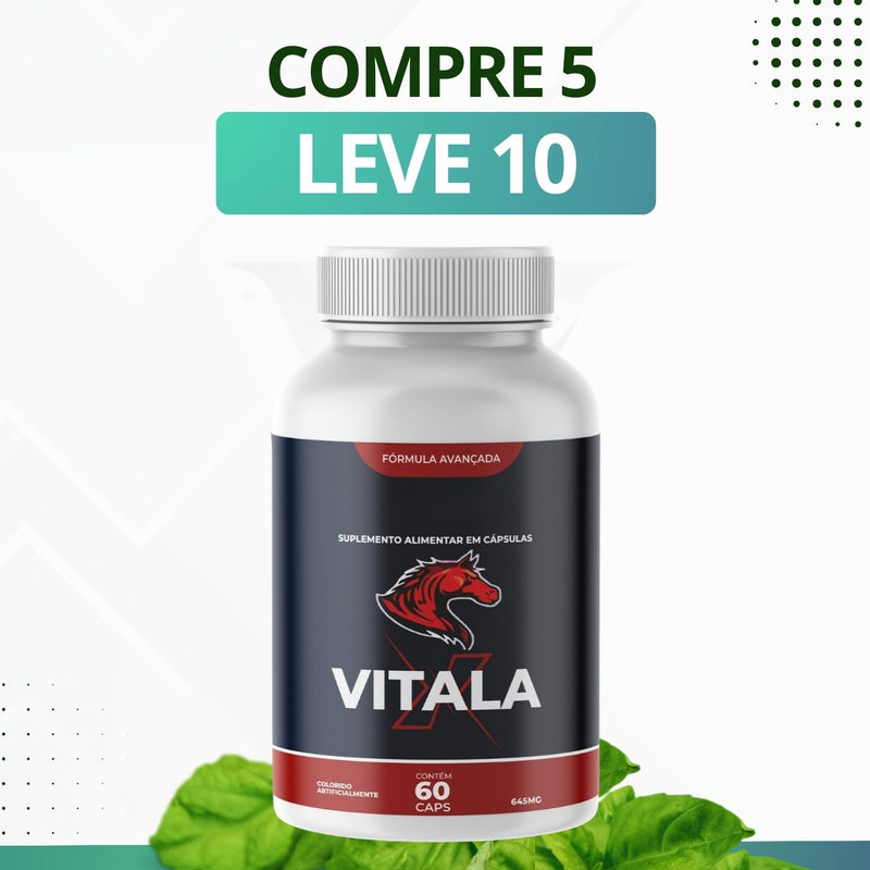 Vitala X - Suplemento Natural - Promoção Exclusiva+ Frete Grátis