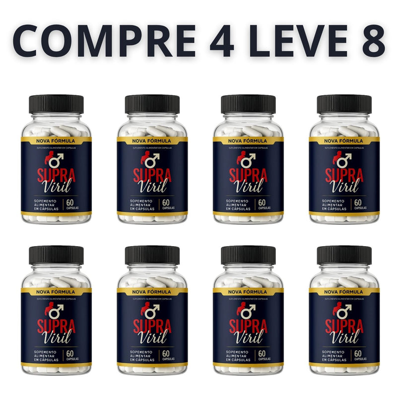 Supra Viril – Mais Disposição, Potência e Confiança + Frete Grátis