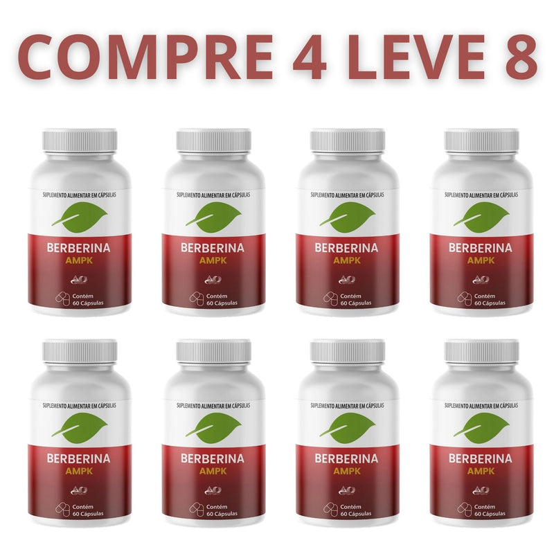 Berberina AMPK – Controlar a Glicose e Ativar o Metabolismo + Frete Grátis