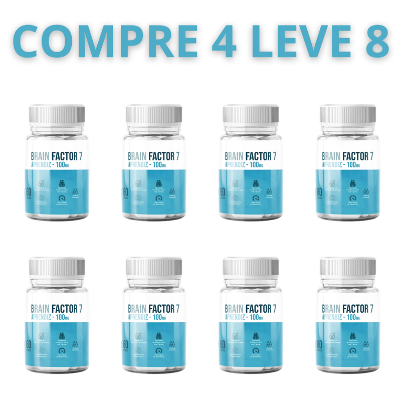BRAIN FACTOR 7 – O Segredo Para Foco e Alta Performance Mental + Frete Grátis