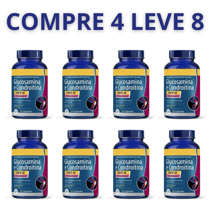 Glucosamina e Condroitina – Articulações Fortes e Saudáveis + Frete Grátis