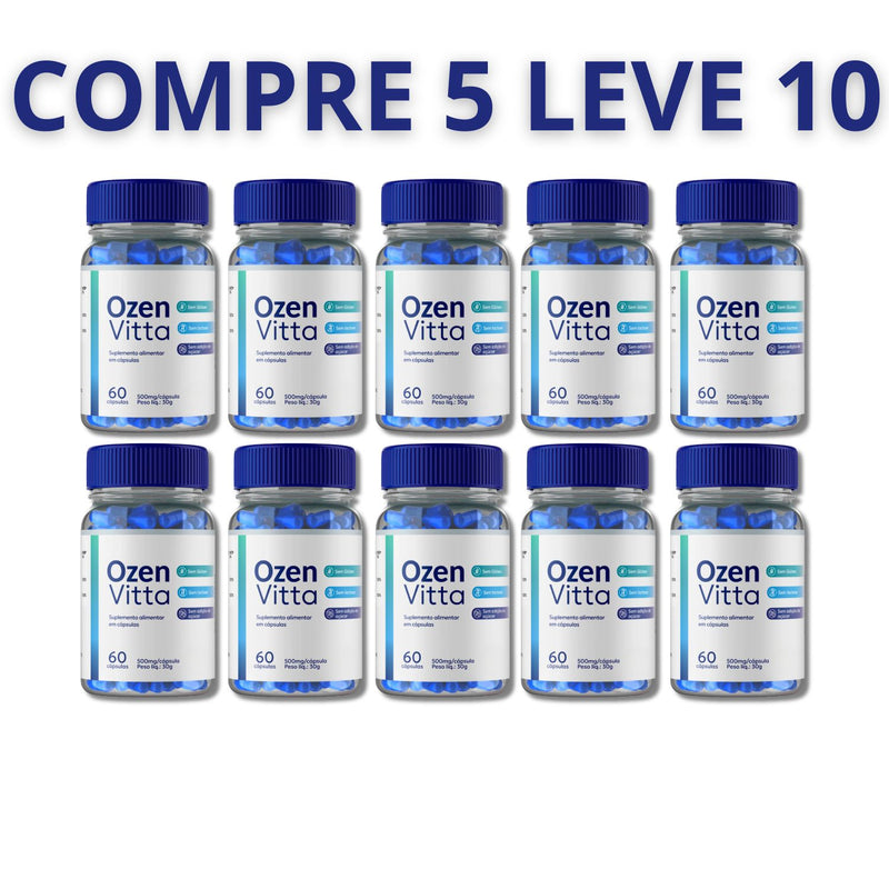 Ozen Vitta 60 Cápsulas - Sua Luta Contra a Balança Acabou + Frete Grátis