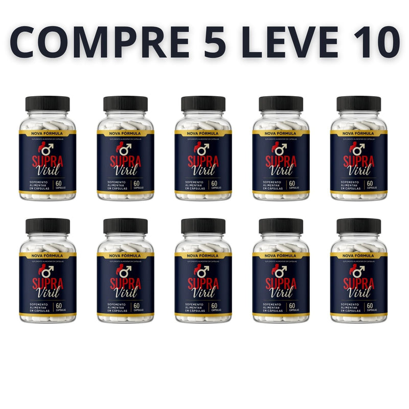 Supra Viril – Mais Disposição, Potência e Confiança + Frete Grátis