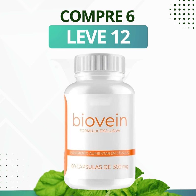 Biovein Original 60 Cápsulas - Suplemento Natural - Promoção Exclusiva + Frete Grátis