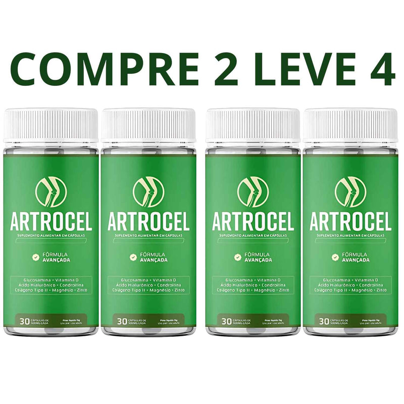 Artrocel 30 Cápsulas - Brinde Artrocel 30ml + Frete Grátis
