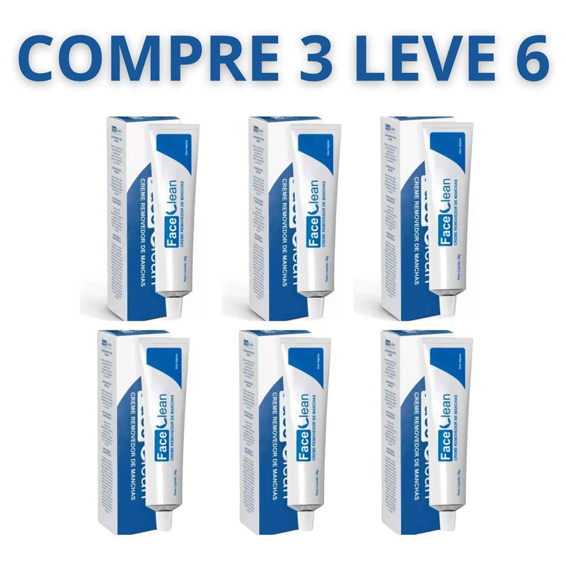 Face Clean: Auxiliar Natural no Clareamento da Pele e Melasma + Frete Grátis
