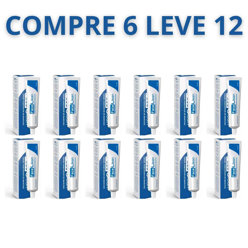 Face Clean: Auxiliar Natural no Clareamento da Pele e Melasma + Frete Grátis