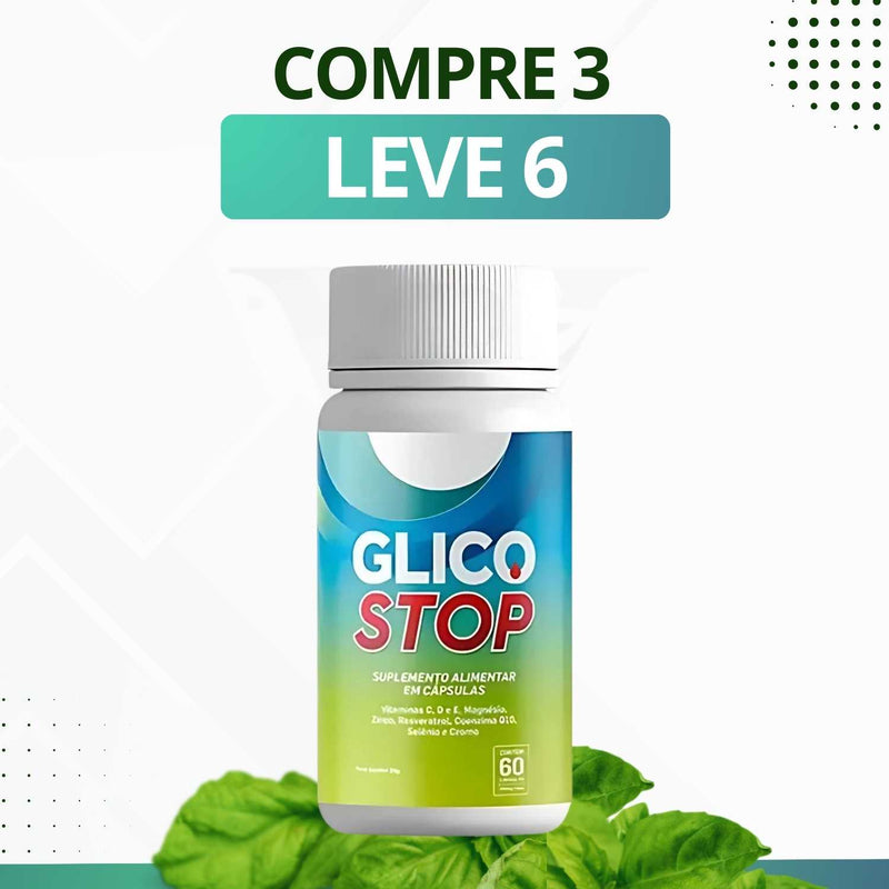 Glico Stop 60 Cápsulas - Suplemento Alimentar - Promoção Exclusiva + Frete Grátis