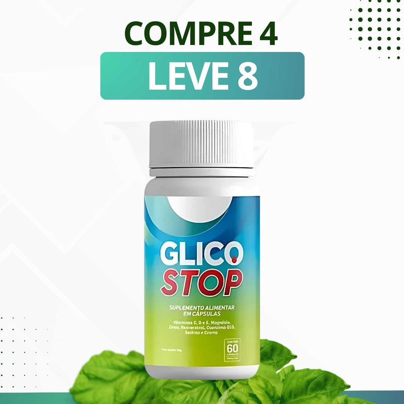 Glico Stop 60 Cápsulas - Suplemento Alimentar - Promoção Exclusiva + Frete Grátis