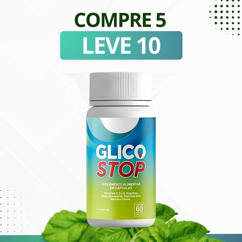 Glico Stop 60 Cápsulas - Suplemento Alimentar - Promoção Exclusiva + Frete Grátis