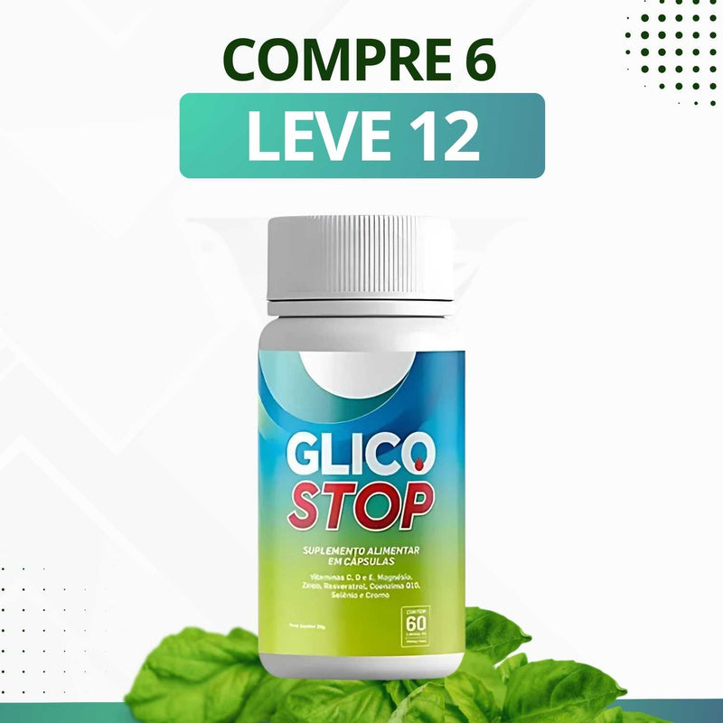 Glico Stop 60 Cápsulas - Suplemento Alimentar - Promoção Exclusiva + Frete Grátis
