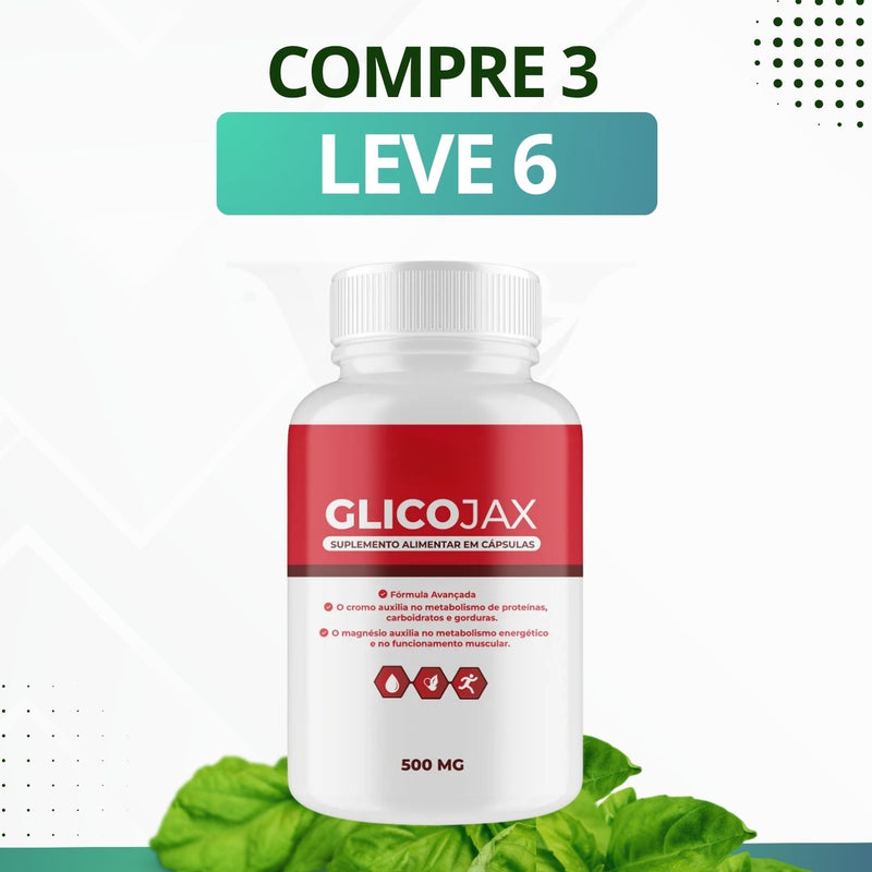 Glicojax - Suplemento Alimentar - Promoção Exclusiva + Frete Grátis