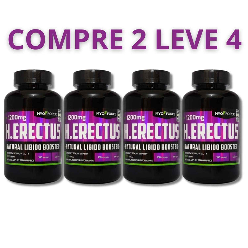 H Erectus 120mg - O Poder da Performance e Vitalidade Masculina + Frete Grátis