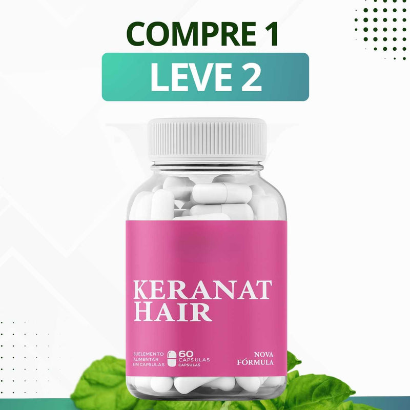 Keranat Hair - Suplemento Alimentar - Promoção Exclusiva + Frete Grátis