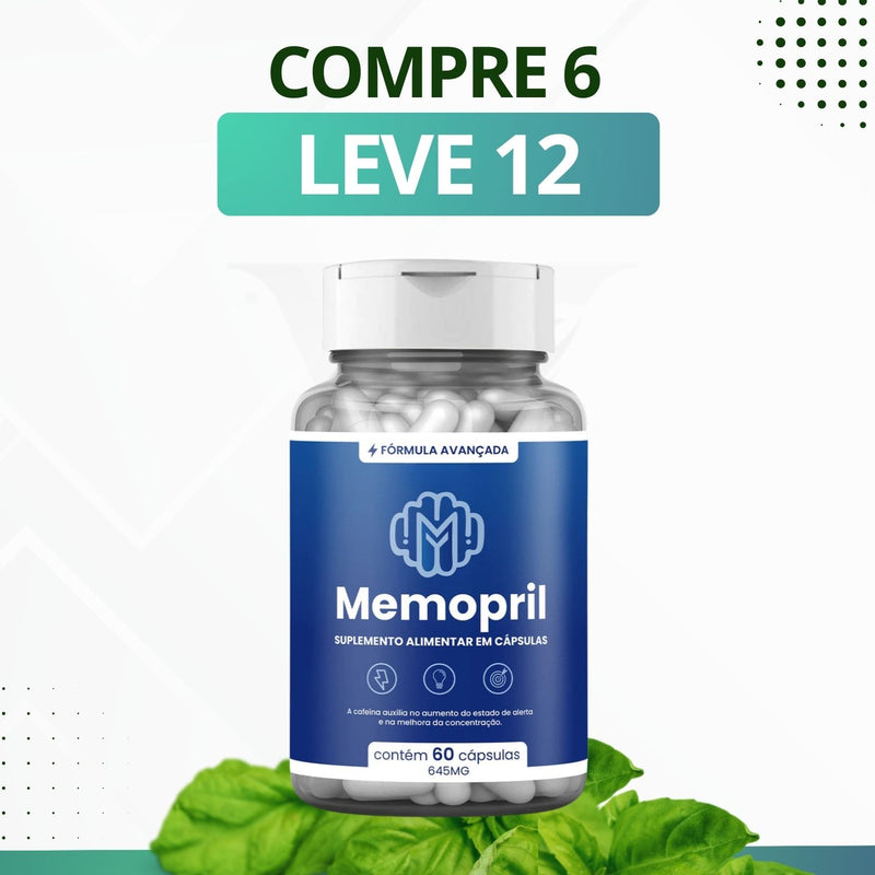 Memopril - Suplemento Alimentar - Promoção Exclusiva + Frete Grátis