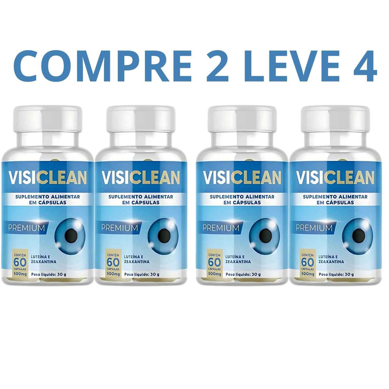 VisiClean 60 Cápsulas - Saúde Ocular Eficiente + Frete Grátis
