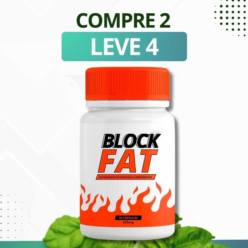 Block Fat 60 Cápsulas - Suplemento Alimentar - Promoção Exclusiva + Frete Grátis
