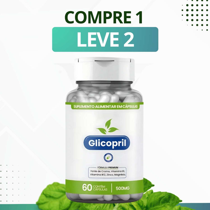 Glicopril 60 Cápsulas - Suplemento Alimentar Natural - Promoção Exclusiva  + Frete Grátis