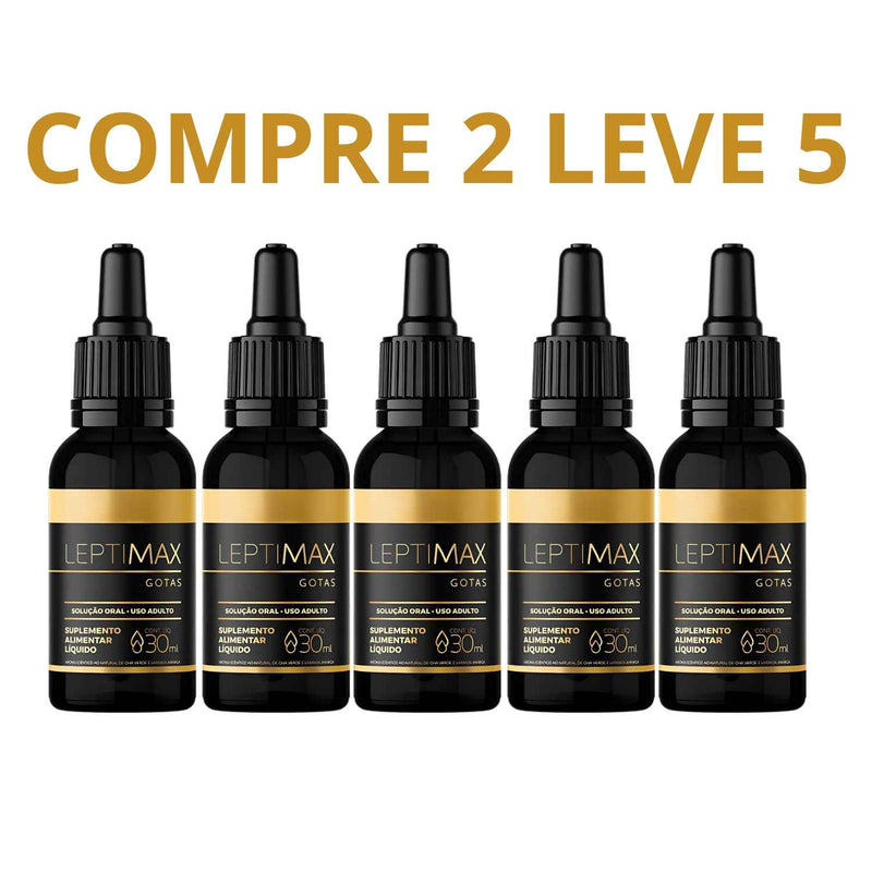 Leptimax 30ml - Eficiente e Segura Para Uma Alimentação Equilibrada + Frete Grátis
