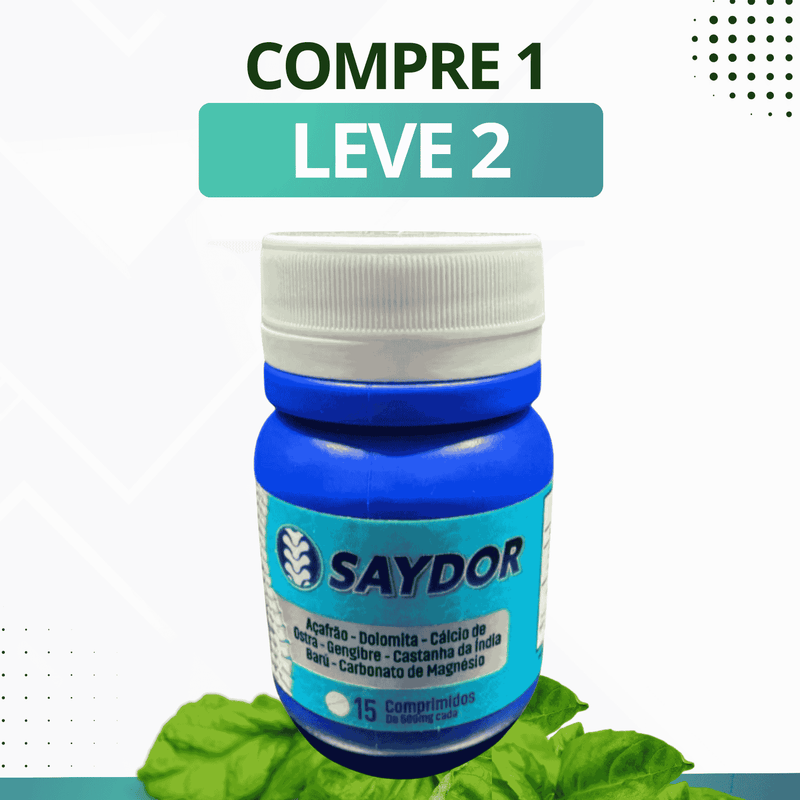 Saydor – Suplemento Alimentar Natural - Promoção Exclusiva + Frete Grátis